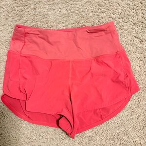 Lululemon Athletica Coral Athletic Shorts